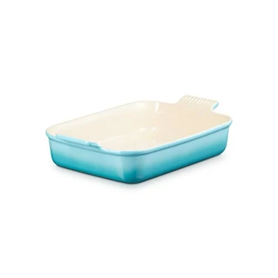 Afbeelding van Le Creuset Ovenschaal Heritage Caribbean Blue 32 x 24 cm / 4 Liter