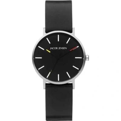 Afbeelding van Jacob Jensen Dames horloge analoog quartz 32020794 One Size Zwart