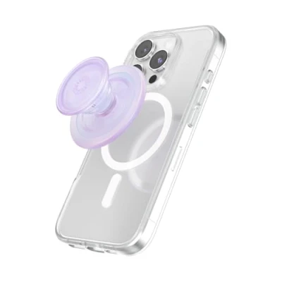 Afbeelding van PopSockets Telefoongrip voor MagSafe Wit Opalescent
