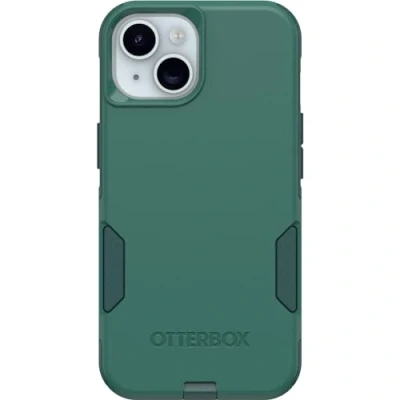 Afbeelding van OtterBox iPhone 15, 14 en 13 Commuter Series Case GET YOUR GREENS, slank stevig, zakvriendelijk, met poortbescherming