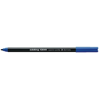 Afbeelding van edding 1300 teken/kleur stift blauw 1ST 3 mm / 4 1300003