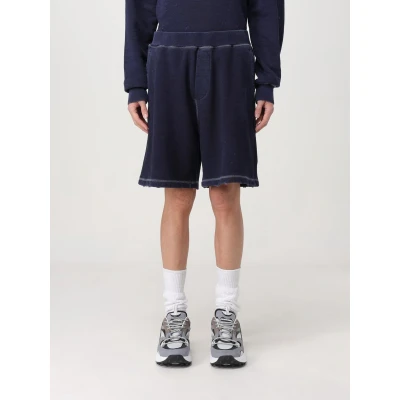 Afbeelding van Relaxed Fit Terry Shorts with Elasticated Waistband and Raw Hem