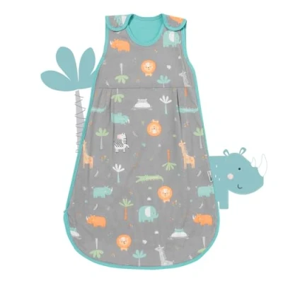 Afbeelding van schlummersack Slaapzak voor baby&#039;s, zomer, 70 cm dun, safari, babyslaapzak, 1,0 TOG, 1 babyslaapzak slaapzak, baby, katoen, lente
