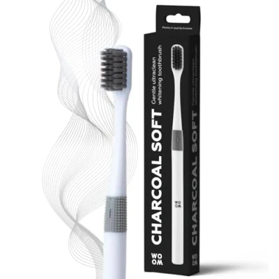 Afbeelding van Woom tandenborstel Charcoal soft