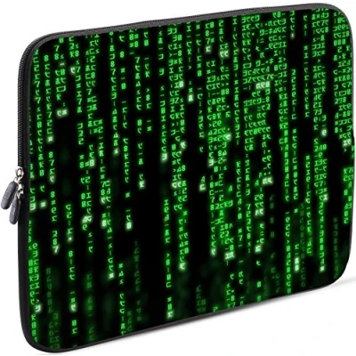 Afbeelding van Sidorenko 15 15.6 Inch Laptoptas universele notebooktas Neopreen Laptoptas, PC computerhoes hoes cover 42 Ontwerpen om uit te kiezen, groen
