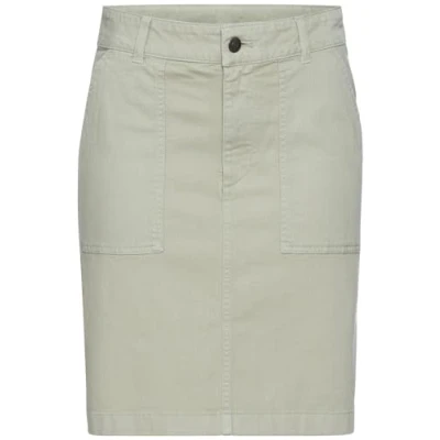 Afbeelding van camel active Leichter Jeansrok, Dames, Maat: 34, Eucalyptus