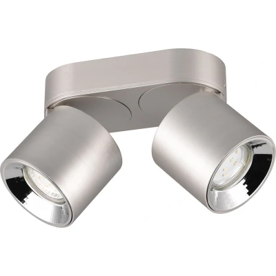 Afbeelding van Trio Plafondlamp Guayana 2 lichts nikkel 651000207