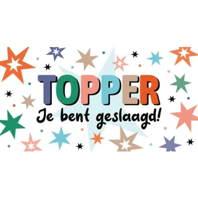 Afbeelding van Kaart geslaagd SGP20 D Topper je bent