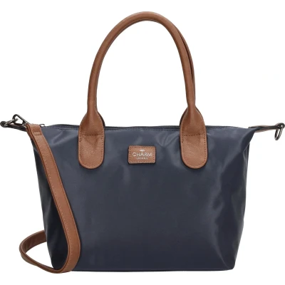 Afbeelding van Charm London mini shopper Buckingham donkerblauw