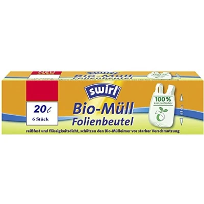 Afbeelding van Swirl Bio Pedaalemmerzakken met Handvat 20L 6 Stuks