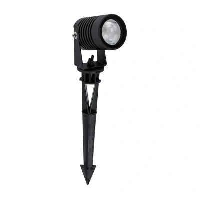 Afbeelding van Nova Luce, Tuinverlichting, STAKE LED priklamp zwart 5W IP65 warm wit 5x9x33cm 9271432 (IP65)
