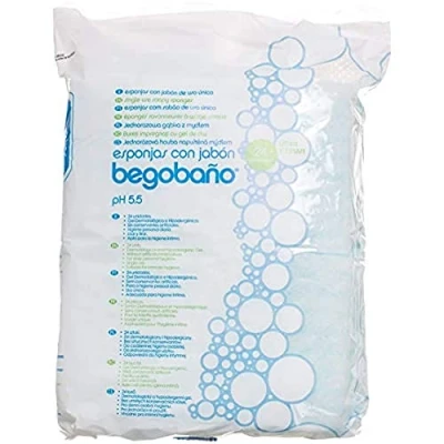 Afbeelding van begobaño spons met zeepdispenser 24 Uni