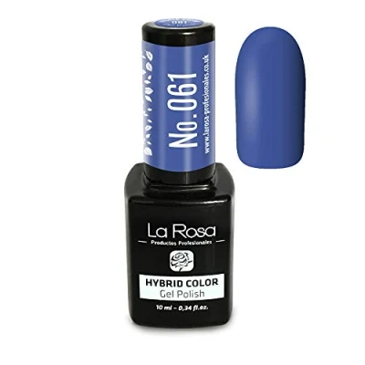 Afbeelding van La Rosa UV LED Hybrid Gel nagellak Nr. 061, 10 ml saffier