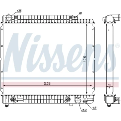 Afbeelding van Nissens Radiateur 62724A
