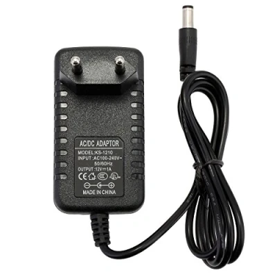 Afbeelding van GreenSun LED Voedingsadapter DC 12V, AC 100 240V transformator voor 3528/5050 strips 12W maximale stroomvoorziening 1A EU stekker