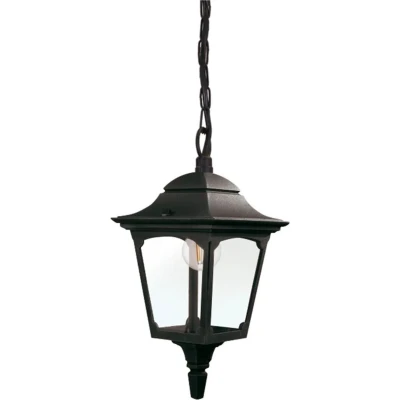 Afbeelding van Elstead Lighting LED Buiten Pendelarmatuur Chapel Mini 1X E27 Max 60W IP44 Dimbaar Black