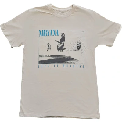 Afbeelding van Nirvana Live At Reading Heren T shirt 2XL Grijs