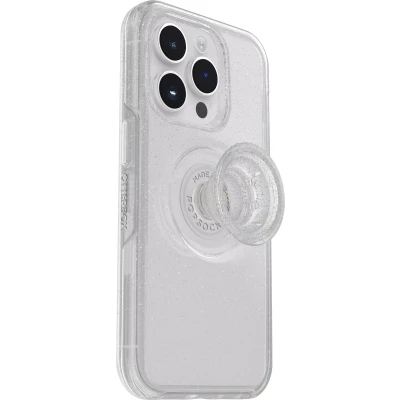 Afbeelding van Otterbox Otter+Pop Symmetry Clear hoesje Geschikt voor de iPhone 14 Pro Transparant/Glitter