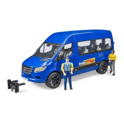 Afbeelding van MB Sprinter Transfer met chauffeur en passagier van Bruder