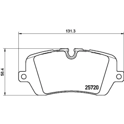 Afbeelding van Brembo Remblokset P 44 021