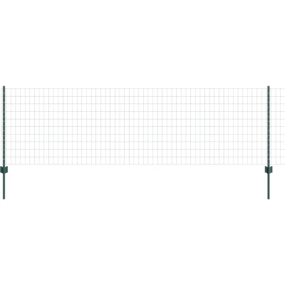 Afbeelding van vidaXL Euro Fence Set 2 Delige Groen Metaal Groot Sterk