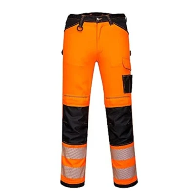 Afbeelding van Portwest PW340 PW3 Hi Vis Broek, Oranje/zwart, Normaal, Grootte 38