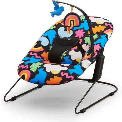 Afbeelding van Kinderkraft CALMEE Wipstoel Speelboog met speeltjes Happy Shapes