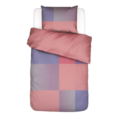 Afbeelding van ESSENZA Femi Dekbedovertrek Summer mauve Eenpersoons 140x200/220 cm