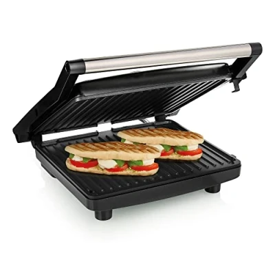 Afbeelding van Tristar Contactgrill XXL GR 2858 Panini Grill Tosti apparaat groot 30 x 26 cm bakoppervlakte Regelbare Thermostaat 2000 watt