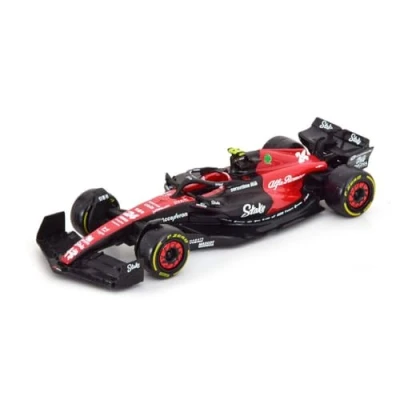 Afbeelding van Alfa Romeo C43 STAKE 2023 Formula 1 ZHOU GUANYU 24 schaal 1:43 12 cm BBurago 38085