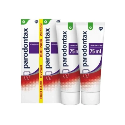 Afbeelding van Parodontax Tandpasta Ultra Clean tegen Bloeden Tandvlees 2 x 75 ml