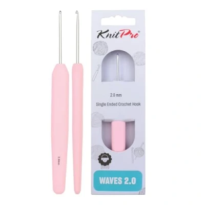 Afbeelding van Waves 2.0 Single Ended Crochet Hooks 5.5 mm I/9 (Cobalt Blue)