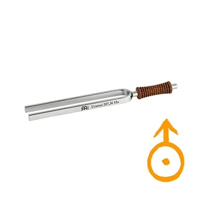 Afbeelding van Sonic Energy Planetary Tuning Fork Uranus (207,36 Hz/G3#) Stemvork voor meditatie en therapie, vernikkeld staal (TF U)
