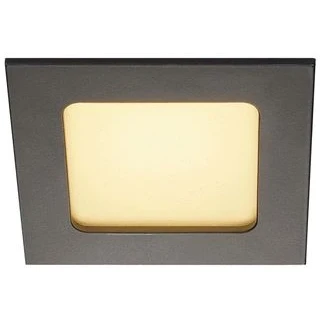 Afbeelding van Slv frame basic inbouwarmatuur led 3000k mat zwart set 9 4w incl driver 112720