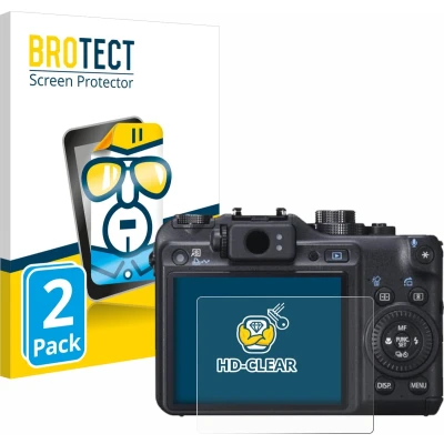 Afbeelding van BROTECT Screenprotector voor Canon PowerShot G10 Folie Beschermfolie transparant (2 Stuks)