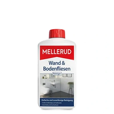 Afbeelding van Mellerud Wand en vloertegelreiniger betrouwbaar middel voor het verwijderen van hardnekkig vuil, kalkaanslag zeepresten 1 x l