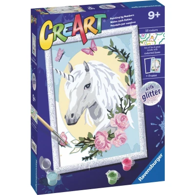 Afbeelding van Ravensburger CreArt Schilderen op Nummer Unicorn Portrait