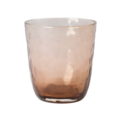 Afbeelding van Broste Copenhagen Hammered drinkglas 33,5 cl Bruin