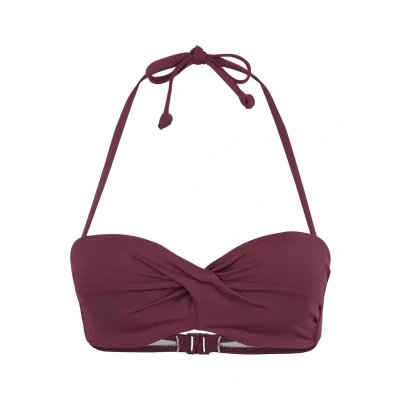 Afbeelding van Lascana voorgevormde strapless beugel bikinitop donkerrood