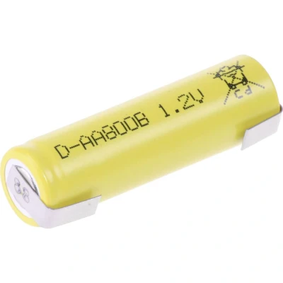 Afbeelding van Mexcel AA800B Speciale oplaadbare batterij AA (penlite) U soldeerlip, Flat top NiCd 1.2 V 800 mAh