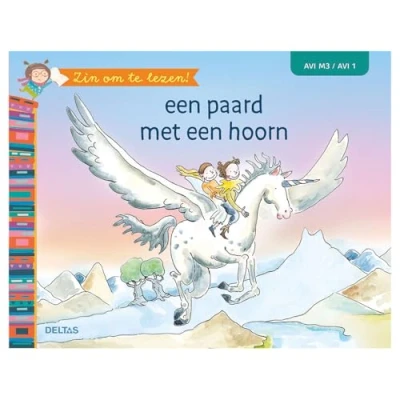 Afbeelding van Deltas Leesboek, Zin om te lezen! een paard met hoorn ( AVI M3/AVI 1 )