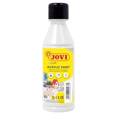 Afbeelding van Jovi verf voor veelzijdig gebruik wit, flacon van 250 ml