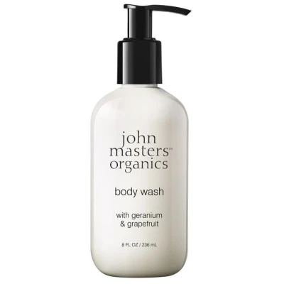 Afbeelding van John Masters Organics Body Wash w. Geranium &amp; Grapefruit 236 ml