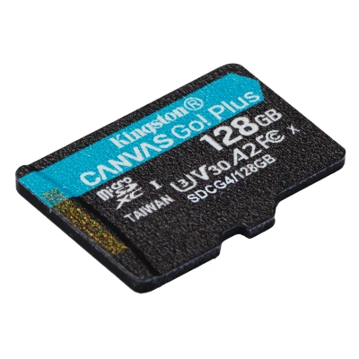 Afbeelding van 128GB microSDXC Canvas Go! Plus Gen4 200R A2 U3 enkel pakket zonder ad
