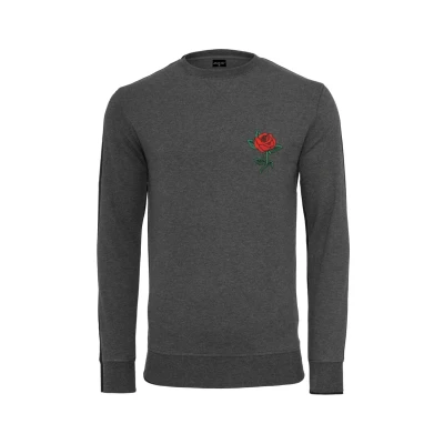 Afbeelding van Mister Tee Rose Crewneck sweater/trui L Grijs