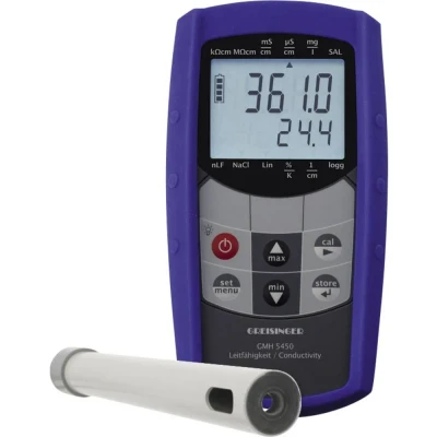 Afbeelding van Greisinger GMH 5450 425 Set Combimeter Geleidingsvermogen, Saliniteit, Total dissolved solids (TDS), Temperatuur