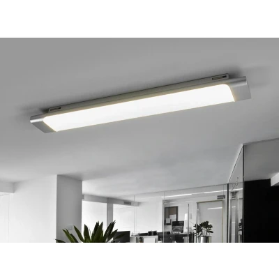 Afbeelding van Arcchio LED plafondlamp 1licht Polycarbonaat, aluminium H: 4.6 cm wit, zilver Inclusief lichtbron
