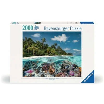 Afbeelding van Ravensburger Puzzel Een duik op de Malediven, 2000st.