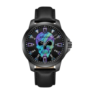 Afbeelding van Police ARM Mensor Horloge, Heren, Maat: One Size, Schwarz