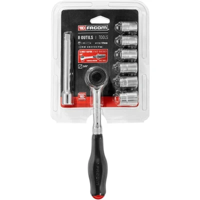 Afbeelding van Facom Doppenset 3/8 8 Delig J.360PACKPB